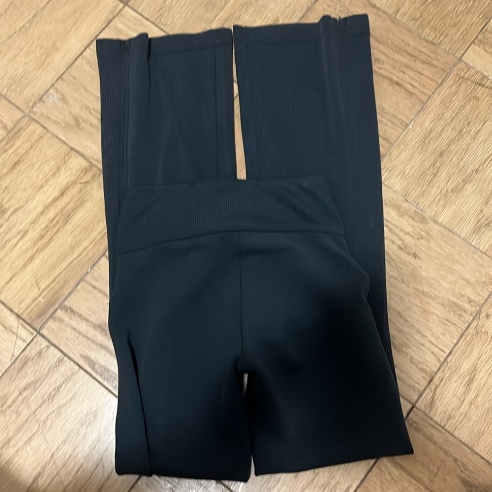 Brushed Softstreme Ribbed Zip Flared Pant 32.5" - Picture 6 of 7